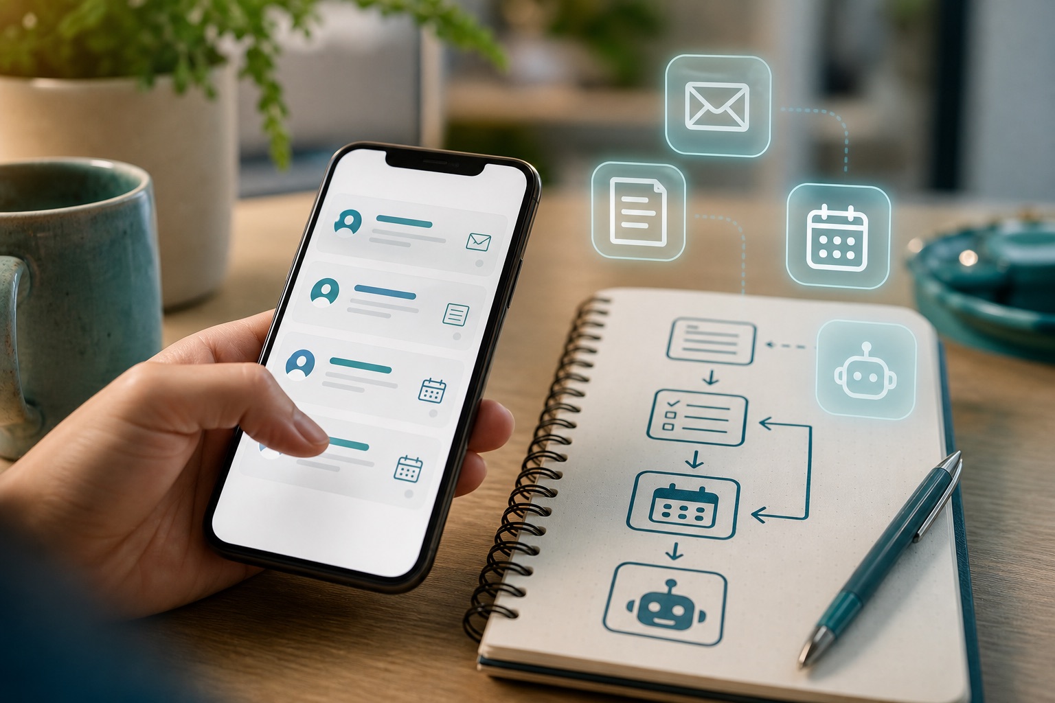 Automatisation des demandes, formulaires et suivis clients
