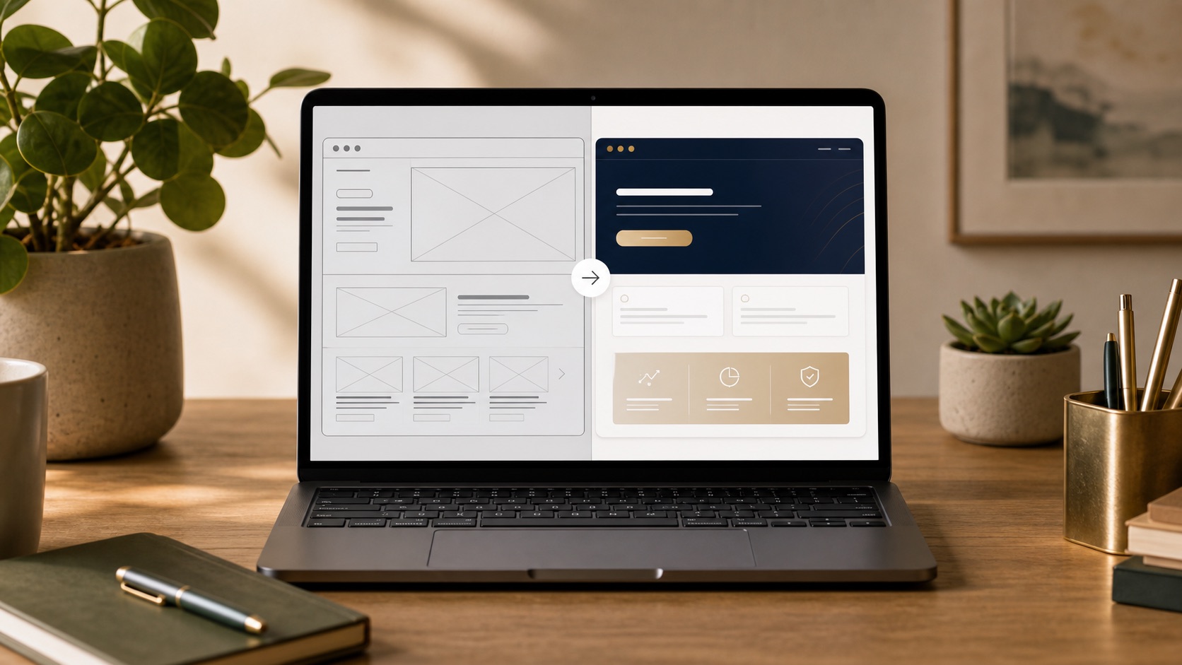 Refonte et optimisation d’un site existant avant après
